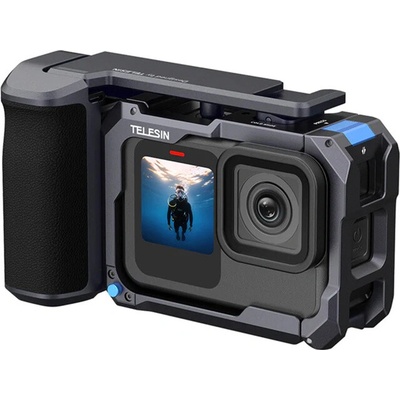Telesin Rukojeť s držákem na rám pro GoPro Hero 13 12 11 10 9 černá / S6-fms-26-tgp