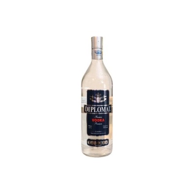 Diplomat Vodka 40% 1 l (holá láhev)
