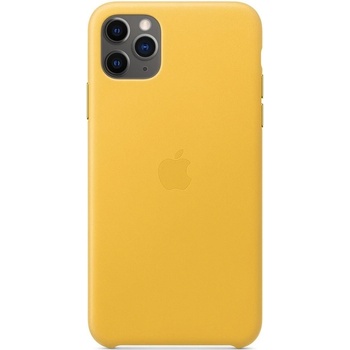 Apple iPhone 11 Pro Max Leather Case Meyer Lemon MX0A2ZM/A