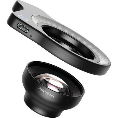 Apexel 75mm Ultra Macro Lens with fill light APL-HB100UFL