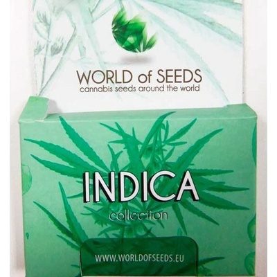 World of Seeds Indica Collection semienka neobsahujú THC 8 ks