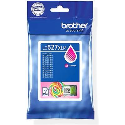 Brother LC527XLM Magenta Ink Cartridge for MFCJ5010DW/MFCJ5110DW - 2000 page yield (LC527XLM)