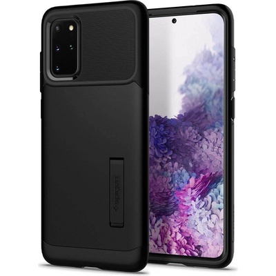 Spigen Slim Armor Case - хибриден кейс с висока степен на защита за Samsung Galaxy S20 Plus (черен)