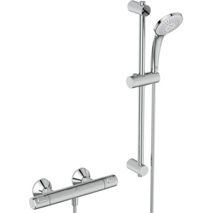 Ideal Standard Термостатичен смесител за душ Ideal Standard Ceratherm T25 с гланцов хром и душ комплект (A7203AA)