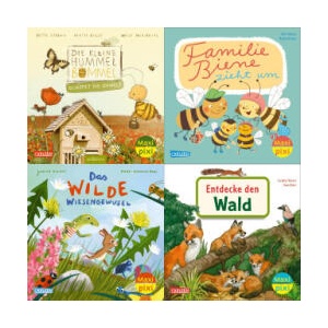 Maxi-Pixi-4er-Set 111: Meine Natur-Bilderbücher (4x1 Exemplar) | diverse (ISBN: 9783551030764)