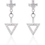 Silenti Jewelry Сребърни обеци "Триъгълно Съкровище
