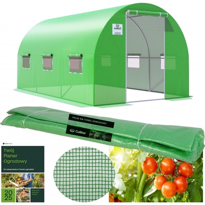 Focus Garden fóliový tunel PE 2,5 x 4 m 140 g/m² zelená