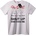 NOONEBRAND Тениска Млъкни и ме целуни - L, White