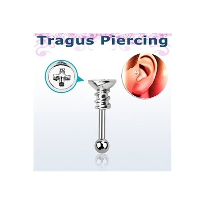 Piercingate činka do ucha šroub PNC00078