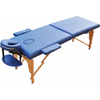 ZENET Преносима масажна кушетка Zenet ZET-1042 размер L, Дървена тъмносиня (ZET-1042-L)