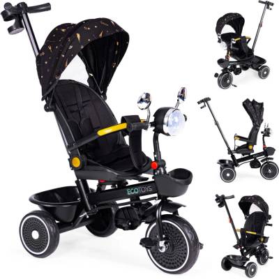 ECOTOYS s otočným sedadlem černá