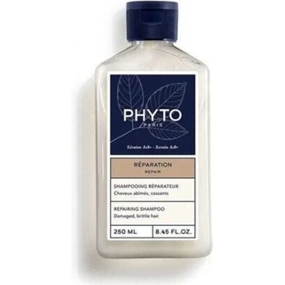 PHYTO Укрепващ и ревитализиращ шампоан за цъвтящакоса, Phyto Repairing Shampoos Reconstruction/Nourishment & Shine for Fragile, Anti-Breakage Hair 250ml