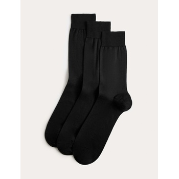 Marks & Spencer Чорапи от чист памук, 3 чифта в опаковка Marks & Spencer черно Marks & Spencer | Cheren | МЪЖЕ | 6-8.5