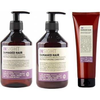 Insight Damaged Hair šampon 400 ml + kondicionér 400 ml + maska 250 ml dárková sada