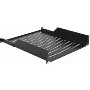 Mirsan Тава Mirsan MR. RAK1U20.01, за комуникационен шкаф, 486x200x44, 30кг товароносимост, черна (MR.RAK1U20.01)
