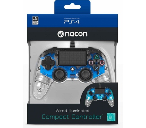 Nacon Wired Compact Controller PS4 PS4OFCPADCLBLUE