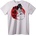 NOONEBRAND Тениска Goku червено слънце - S, White