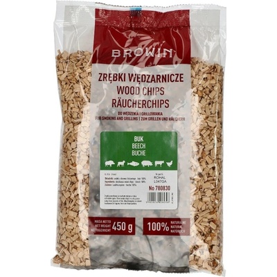 BIOWIN Dřevní štěpka k uzení/grilování BUK 450 g