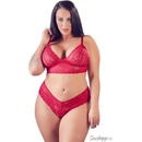 Cottelli Collection Plus Bra and Crotchless String