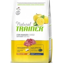 TRAINER Natural Small & Toy Adult Hovezi a ryze 7 kg