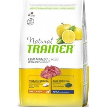 TRAINER Natural Small & Toy Adult Hovezi a ryze 7 kg