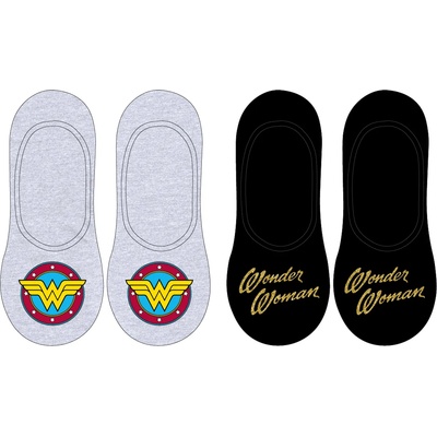 EPlus Комплект от 2 чифта дамски чорапи - Жената Чудо DC Comics Размерът на чорапите: 39/42