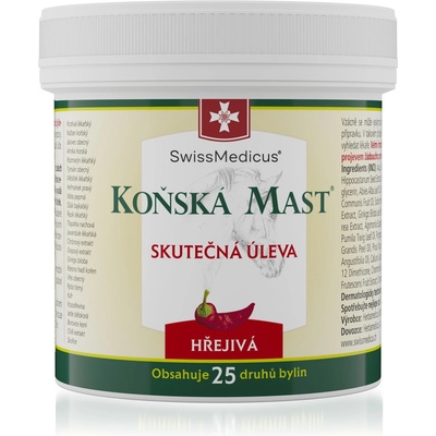 Swissmedicus Koňská mast hřejivá 500 ml – Hledejceny.cz