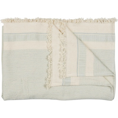 Ib Laursen Bavlněná osuška Hammam Light Blue 100 x 150 cm, modrá barva, textil – Zboží Dáma