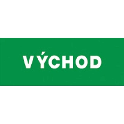 ČERVA Tabulka bezpečnostní - Východ 9903002599999