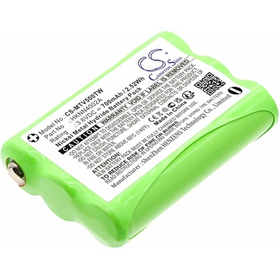 Cameron Sino Batéria pre Motorola Talkabout T280/T200/T82/T82 Extreme a iné, 700mAh, Ni-Mh CS-MTV500TW