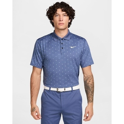 Nike Dri-Fit Tour Print Mens Diffused Blue košeľa