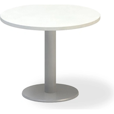 Interiér Říčany Jednací stůl ProOffice, průměr 70 cm, bílá