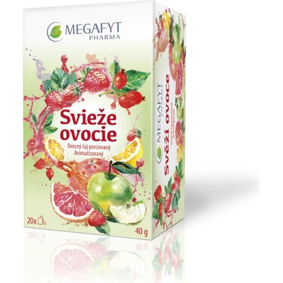 MEGAFYT Svieže ovocie ovocný čaj 20 x 2 g