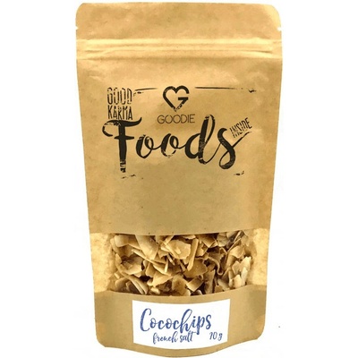 Goodie Kokosové chipsy BIO Francouzská mořská sůl 70 g