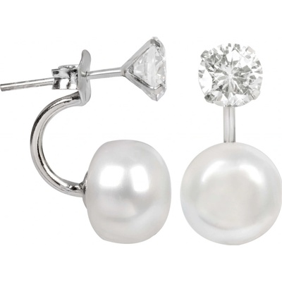 JwL Luxury Pearls s pravou perlou a krystalem JL0059