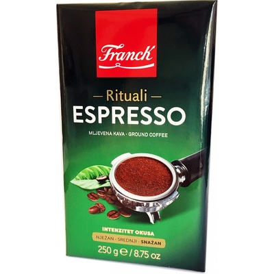 Franck Rituali Espresso mletá 250 g