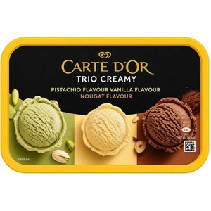 Carte d'Or Сладолед трио шам фъстък, ванилия и нуга Carte D'OR 1000мл