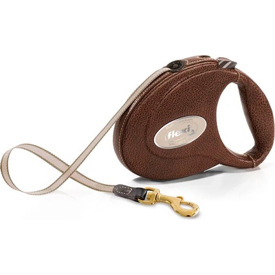 flexi Leather Ролетен повод 5м лента, до 25kg