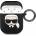 KARL LAGERFELD Калъф Karl Lagerfeld Karl Head Silicone Case за AirPods 1/2 - Черен