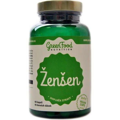 GreenFood Ženšen 60 kapsúl