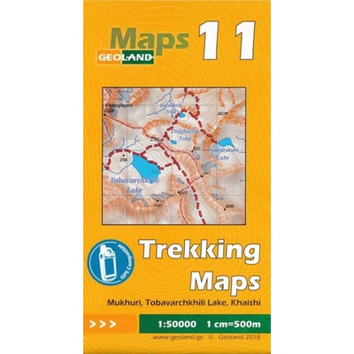 Ushguli, Lashkheti, Mt. Shkhara (č.8) - turistická mapa