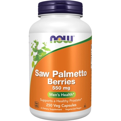 Now Foods SAW Palmetto BERRIES 550 mg 250 kapsúl