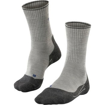 Falke Мъжки туристически чорапи Falke TK2 Wool Silk Walking socks - Light Grey - размер 46-48 (EU) (201-1710-0214)