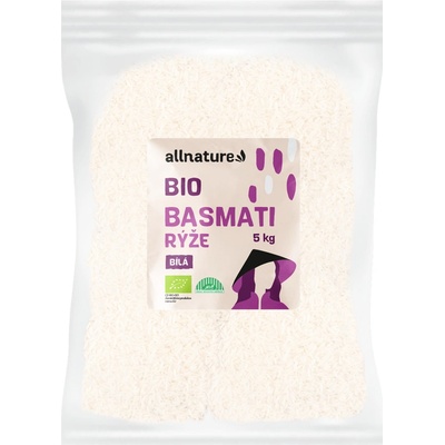 Allnature Basmati rýže bílá Bio 5 kg – Sleviste.cz