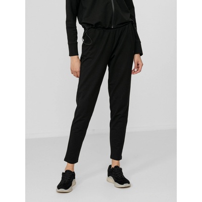 4F dámske bavlnené tepláky SS22 deep black