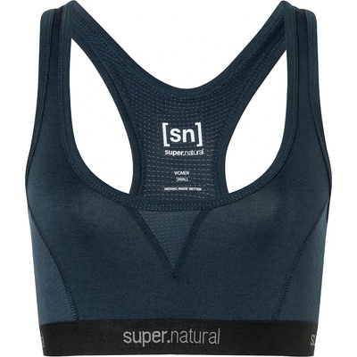 super. natural Дамски спортен сутиен super. natural Women's Tundra 220 Semplice Bra Sports bra - Blueberry - размер XS (114-2951-0211)