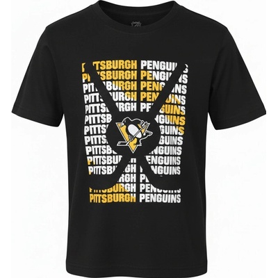 Outerstuff Pittsburgh Penguins NHL Box Ss Ctn Tee černá