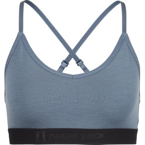 Heber Peak Дамско мериносово термобельо Heber peak Women's MerinoMix165 PineconeHe. Soft Bra Merino base layer - Smoke Navy - размер XS (115-2682-0311)