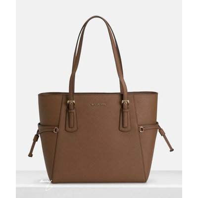 Michael Kors Voyager large ew tote luggage hnědá dámska kabelka kožená