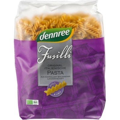 Dennree Bio durum celozrnné těstoviny Fusilli 0,5 kg